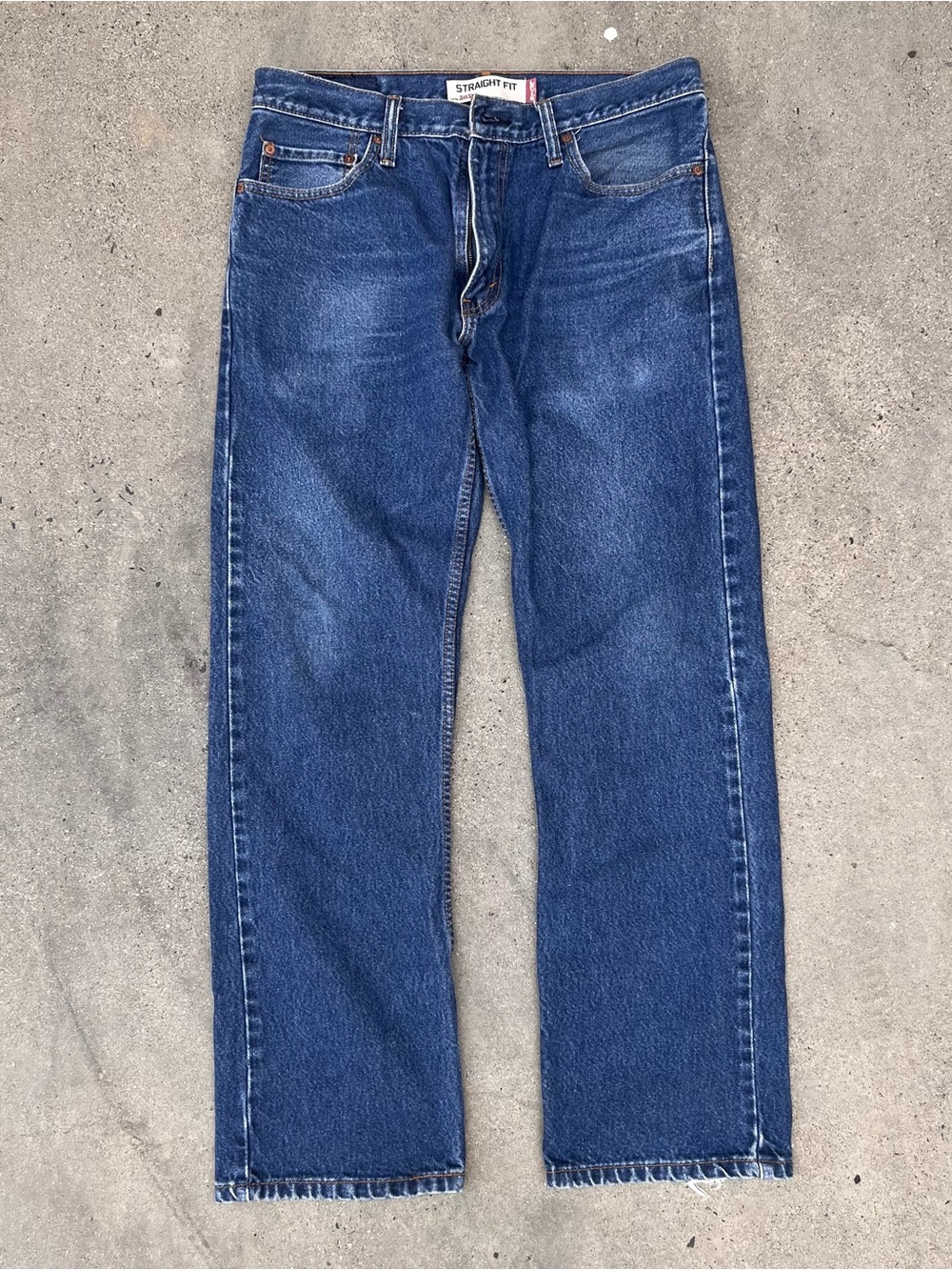 Levi's Straight Fit 505 Blue Denim Jeans